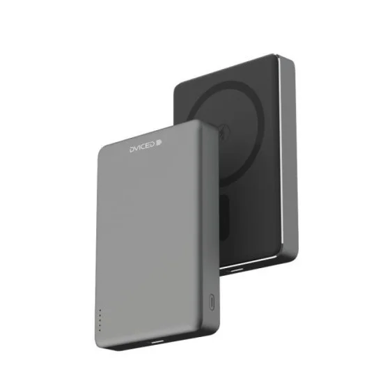 Dviced Ultrathin Power bank 10000mAh - Black/Grey
